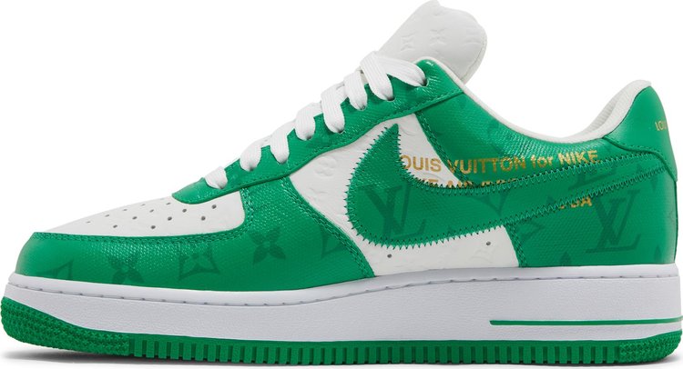 Louis Vuitton x Air Force 1 Low 'White Gym Green'