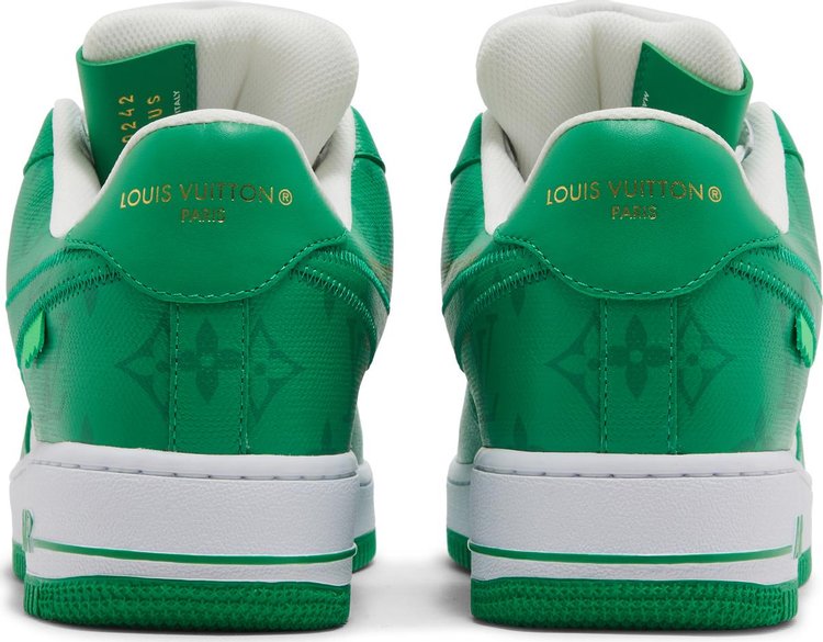 Louis Vuitton x Air Force 1 Low 'White Gym Green'