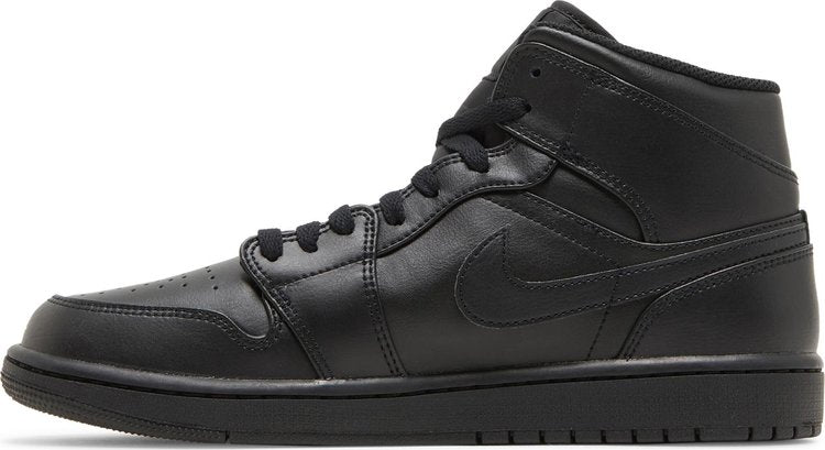 Nike Air Jordan 1 Mid 'Triple Black' 2022