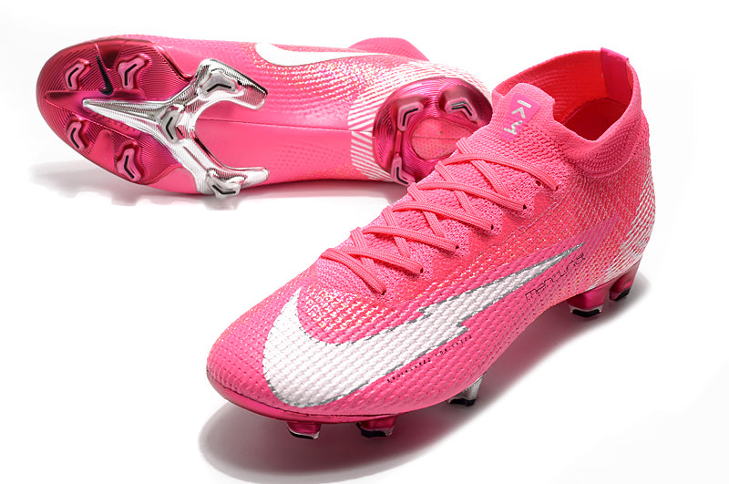 Chuteira Nike Mercurial Superfly 7 Elite Mbapp- Rosa FG