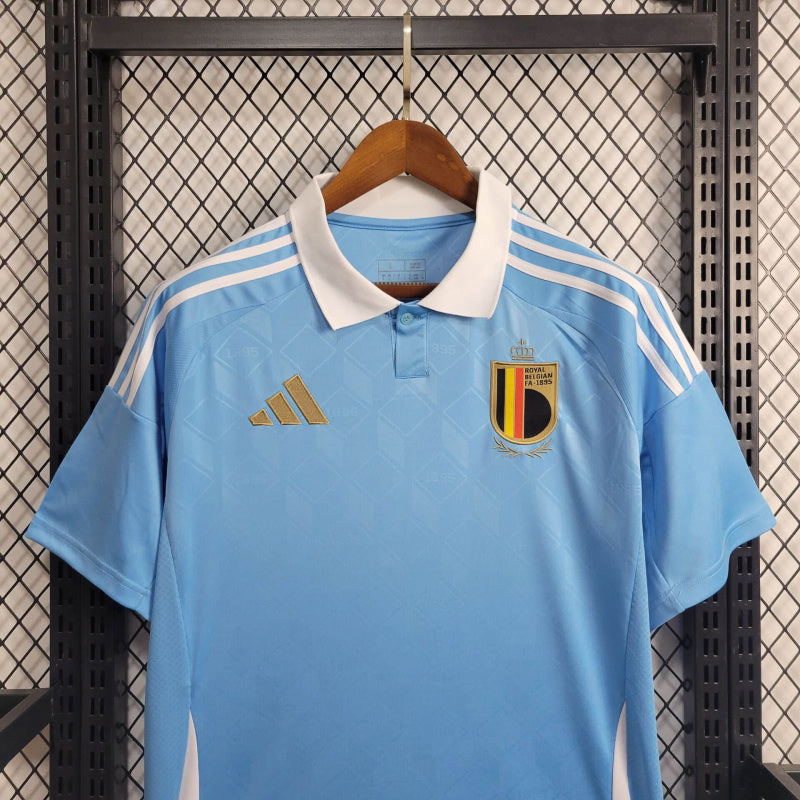 Camisa Bélgica II Away 24/25 - Adidas Versão Torcedor - Azul