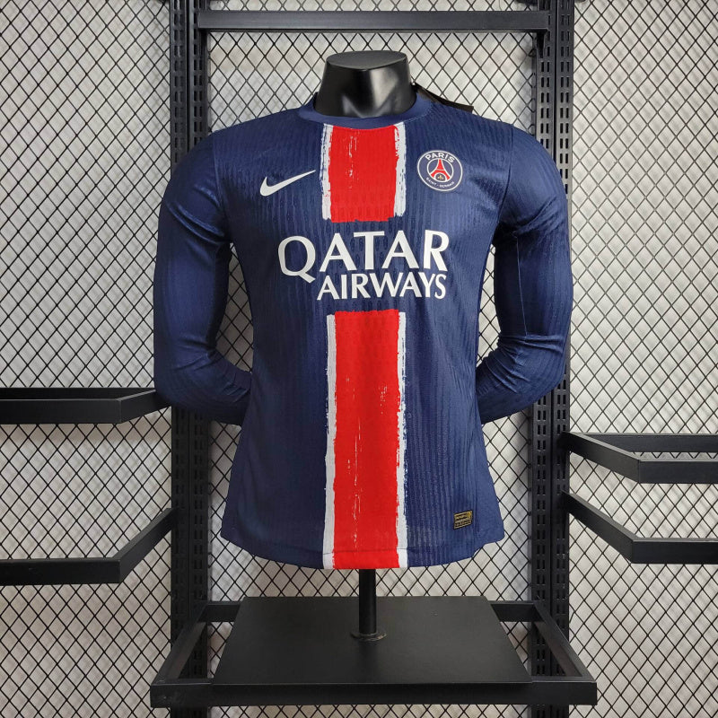 Camisa PSG Home Manga Comprida 24/25 - Nike Versão Jogador