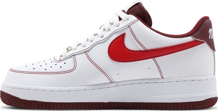 Nike Air Force 1 '07 'White University Red'