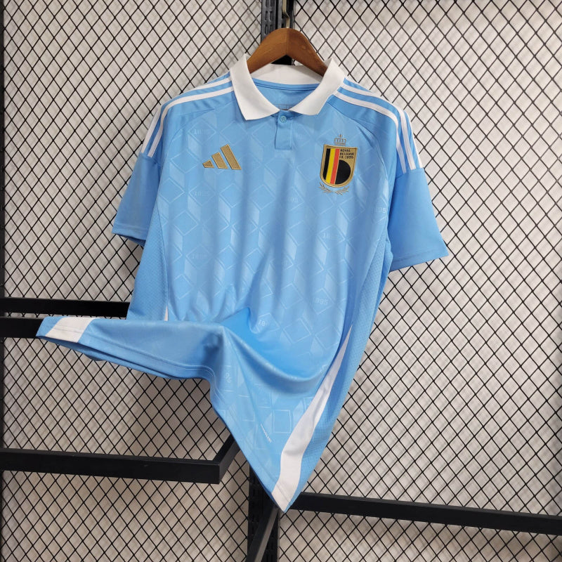 Camisa Bélgica II Away 24/25 - Adidas Versão Torcedor - Azul