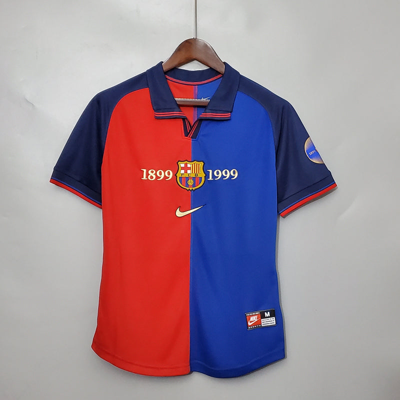 Camisa Barcelona Edição Comemorativa 100 Anos - Versão Retro