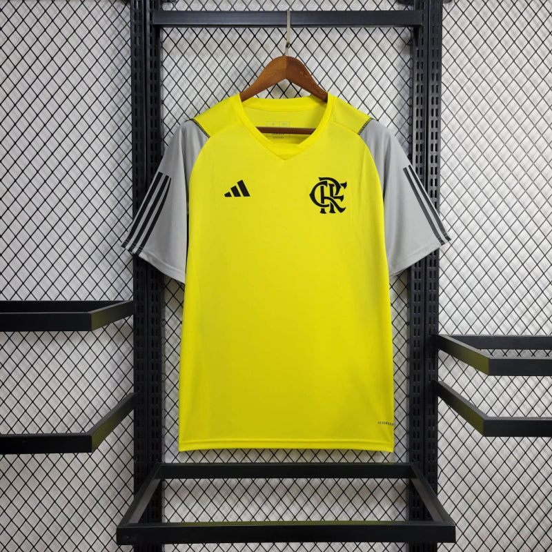 Camisa Flamengo Treino Amarela 24/25 - Adidas Versão Torcedor