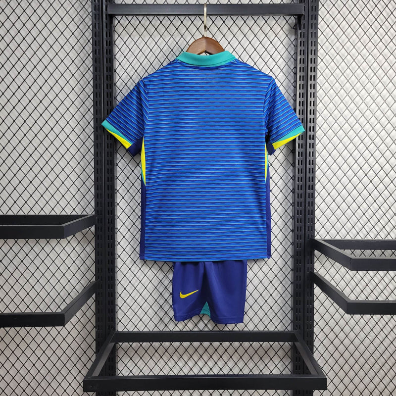 Kit Infantil Brasil Away 24/25 - Nike Infantil