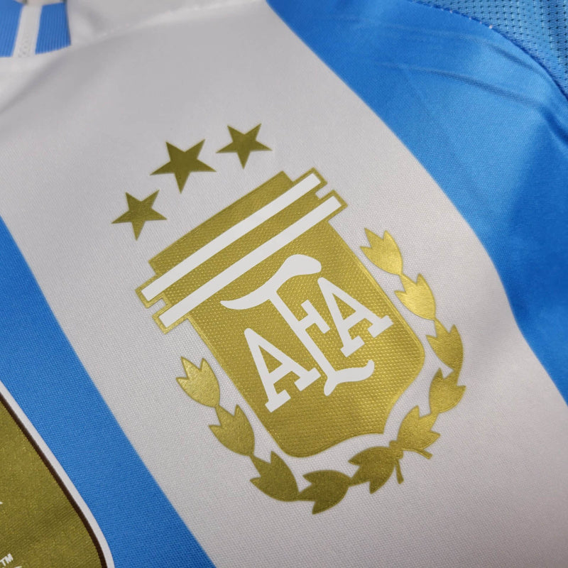 Camisa Argentina Home 24/25 - Adidas Versão Jogador + Pacth