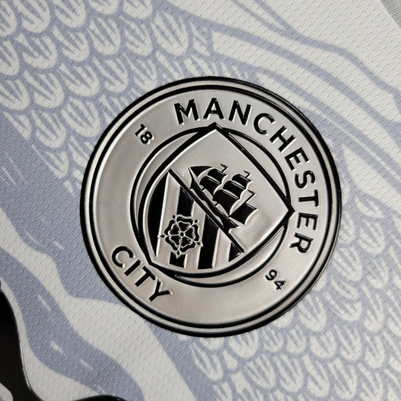 Camisa Manchester City Ed Especial Manga comprida 24/25 - Versão Torcedor