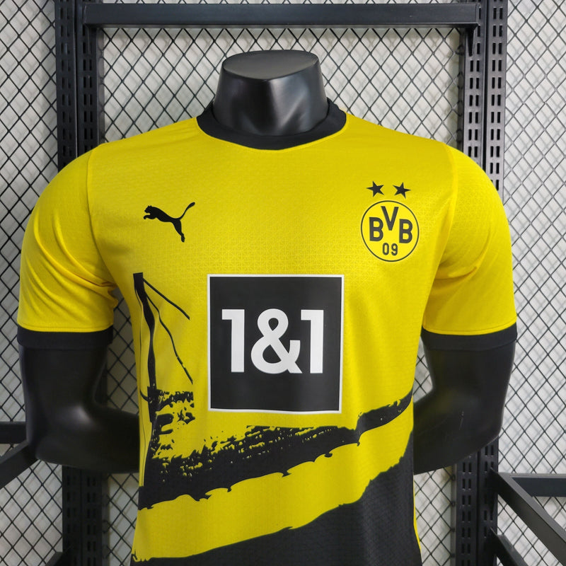 Camisa Borussia Dortmund Home 23/24 - Puma Jogador Masculina