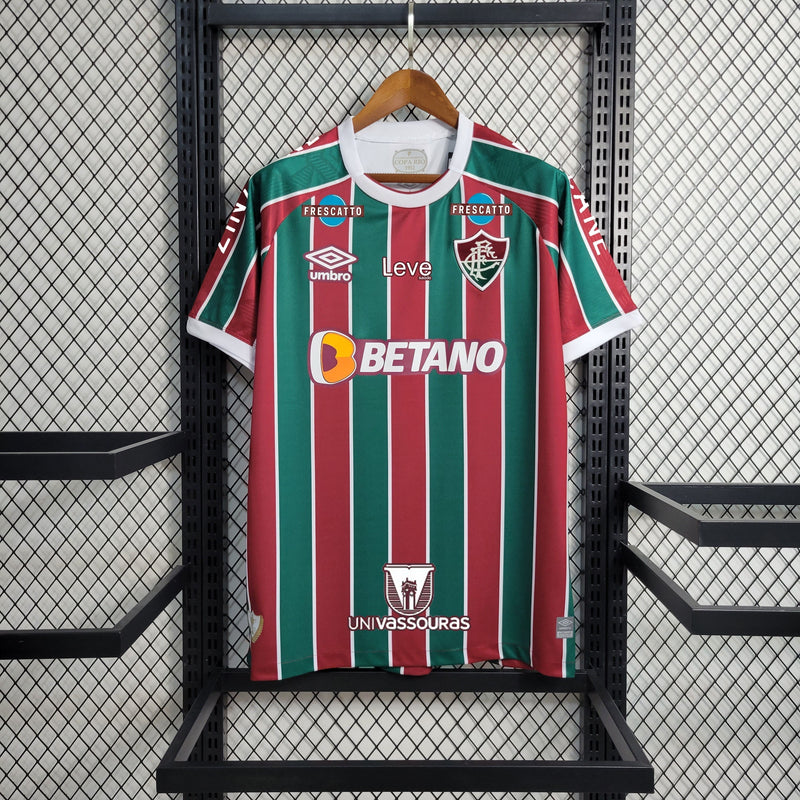 Camisa Fluminense 23/24 - Umbro Torcedor Masculina + Patrocínio